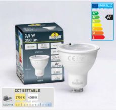 3.5W LED GU10 Lamp CCT Settable