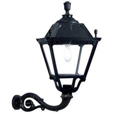 Adam Elia Black Clear E27 Wall Light