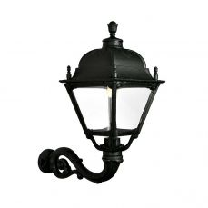 Adam/Simon Black Clear E27 30W Wall Light