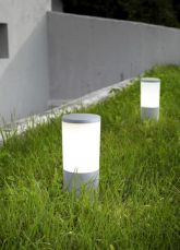 Amelia 250 mm Grey Opal LED 6W Bollard SpikeLight