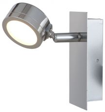 Aqua 1 Light Bathroom Wall Light Polished Chrome