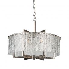 Ariana 6 Light Satin Chrome Pendant