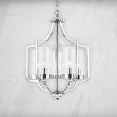 Ashley 5 Light Pendant Polished Chrome