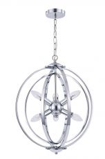 Atlas 6 Light Pendant Polished Chrome