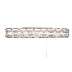 Aurora LED Crystal Bathroom Wall Light Polished Chrome