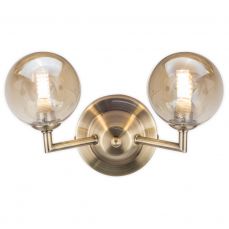 Barbara 2 Light Wall Light Antique Brass