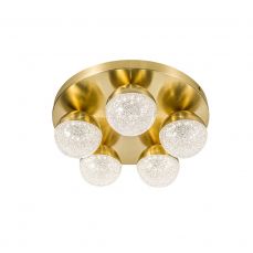 Dew 5 Light Satin Brass 5W CCT Bathroom Light