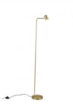 Diego 1 Light Floor Lamp Satin Brass