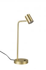 Diego 1 Light Table Lamp Satin Brass