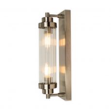 Edith 2 Light Satin Chrome IP44 Bathroom Wall Light