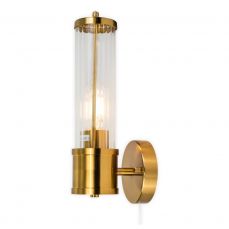 Eleanor Brushed Brass IP44 Bathroom Wall Light