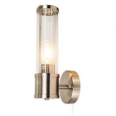 Eleanor Satin Chrome IP44 Bathroom Wall Light