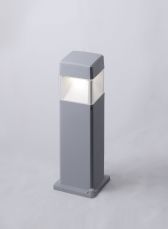 Elisa 500 10W Grey Clear LED Bollard Post Light