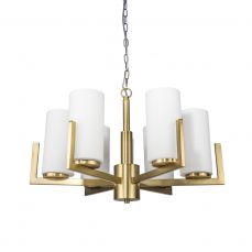 Empire 6 Light Brushed Bronze Ceiling Light