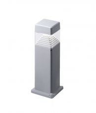 Ester 500 mm Grey Clear LED 10W GX53 Bollard Post Light