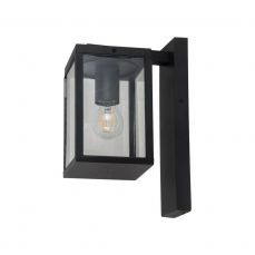 Evan One Light Black Wall Light