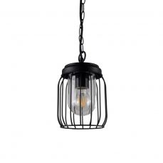 Finch IP44 Black Cage Hanging Pendant Light