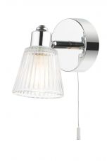 Gatsby 1 Light Bathroom Wall Light Polished Chrome