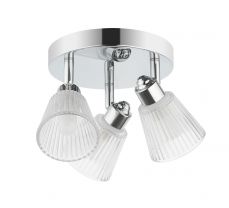 Gatsby 3 Light Bathroom Ceiling Light Polished Chrome