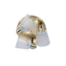 Gatsby 3 Light Satin Brass Bathroom Ceiling Light