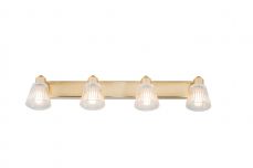 Gatsby 4 Light Bathroom Ceiling Light Satin Brass