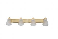 Gatsby 4 Light Bathroom Wall Light Satin Brass