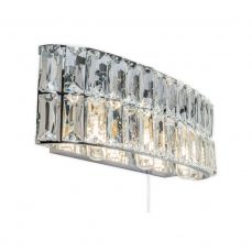 Haley 3 Light Polished Chrome Bathroom Wall Light