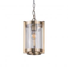 Hudson Single Pendant Antique Brass