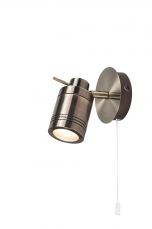 Luxo Single Spot Light Antique Brass