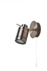 Luxo Single Spot Light Antique Brass