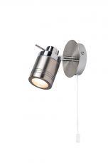 Luxo Single Spot Light Satin Chrome