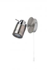 Luxo Single Spotlight Satin Chrome