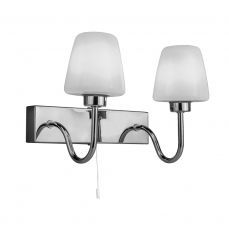Marina IP44 Double Polished Chrome Wall Light