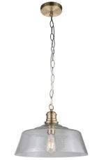 Millar 1 Light Pendant Antique Brass