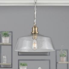 Millar 1 Light Pendant Antique Brass