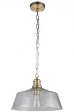 Millar 1 Light Pendant Antique Brass