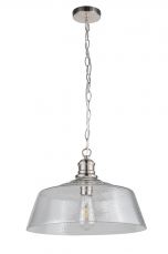 Millar 1 Light Pendant Satin Chrome