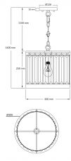 Pandora 1 Light Techical drawing