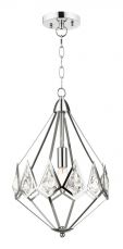 Paragon 1 Light Crystal Pendant Polished Chrome