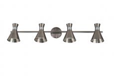 Pixar 4 Light Spotlight Bar Satin Chrome