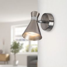 Pixar Single Spotlight Satin Chrome