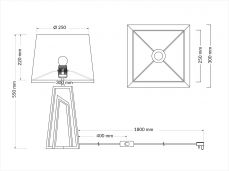 Plaza Table Lamp Spec