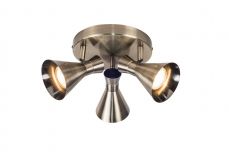 Prixar 3 Light Spot Light Antique Brass