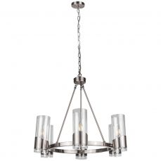 Rossa 6 Light Pendant Satin Chrome