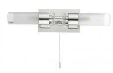 Saturn 2 Light Bathroom Wall Light Polished Chrome