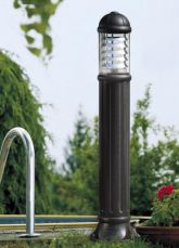 SAURO 1100mm Chrome Bollard Light