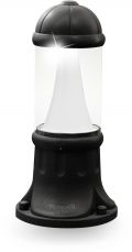 Sauro 500mm Black Clear LED 10W Bollard Post Light