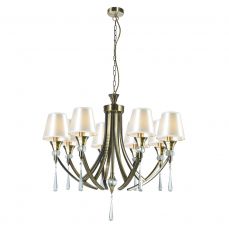 Sophia 8 Light Crystal Ceiling Light Antique