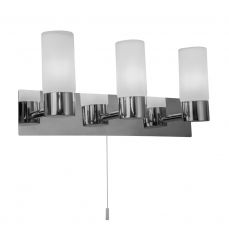 Talia IP44 3 Light Polished Chrome Wall Light