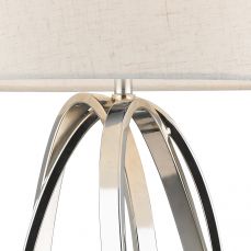 Trinity Table Lamp Polished Chrome Shade